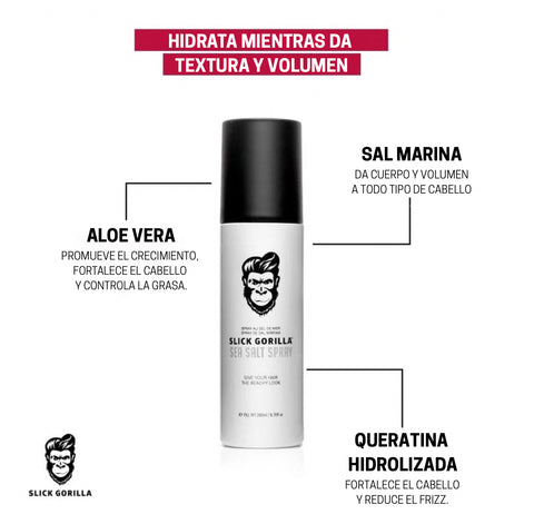 Slick Gorilla Spray de Sal Marina